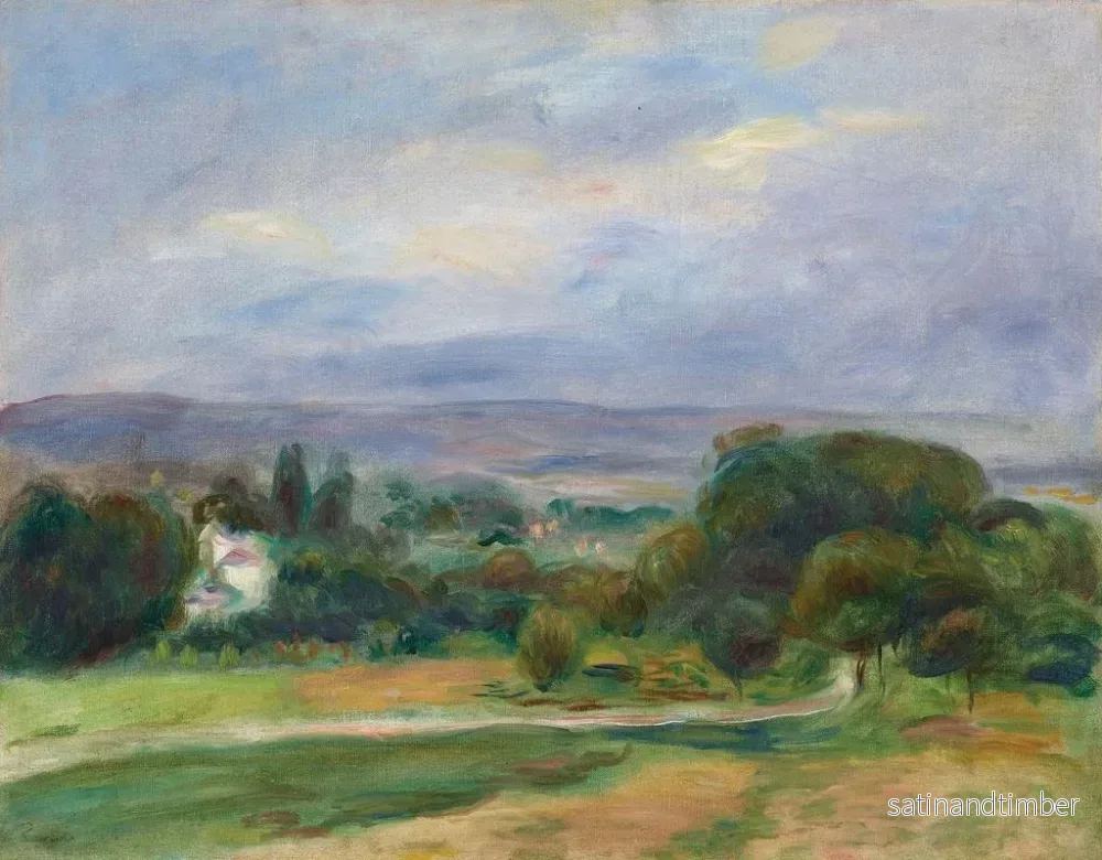 Reproduktion av målningen Le Sentier - Pierre-Auguste Renoir - Bild 2