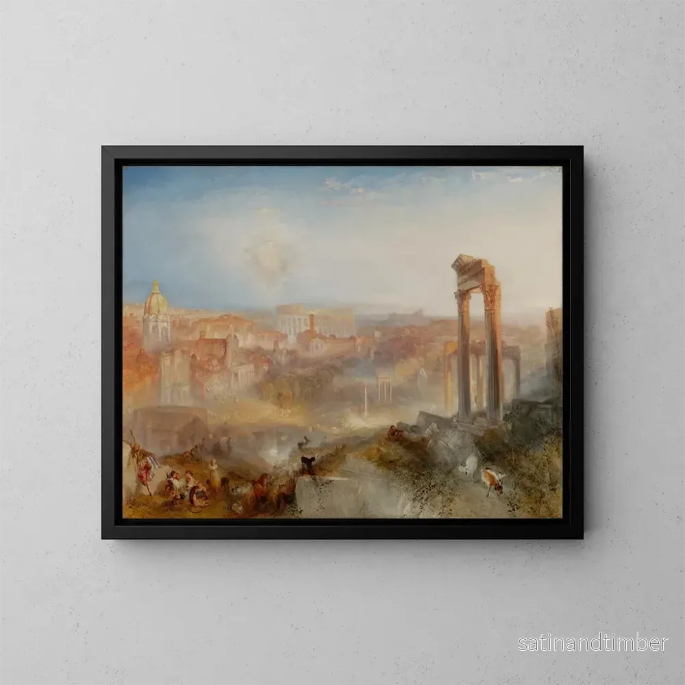 Reproduktion av målningen Rome moderne, Campo Vaccino – Joseph Mallord William Turner Reproduktion av målningen Rome moderne, Campo Vaccino – Joseph Mallord William Turner
