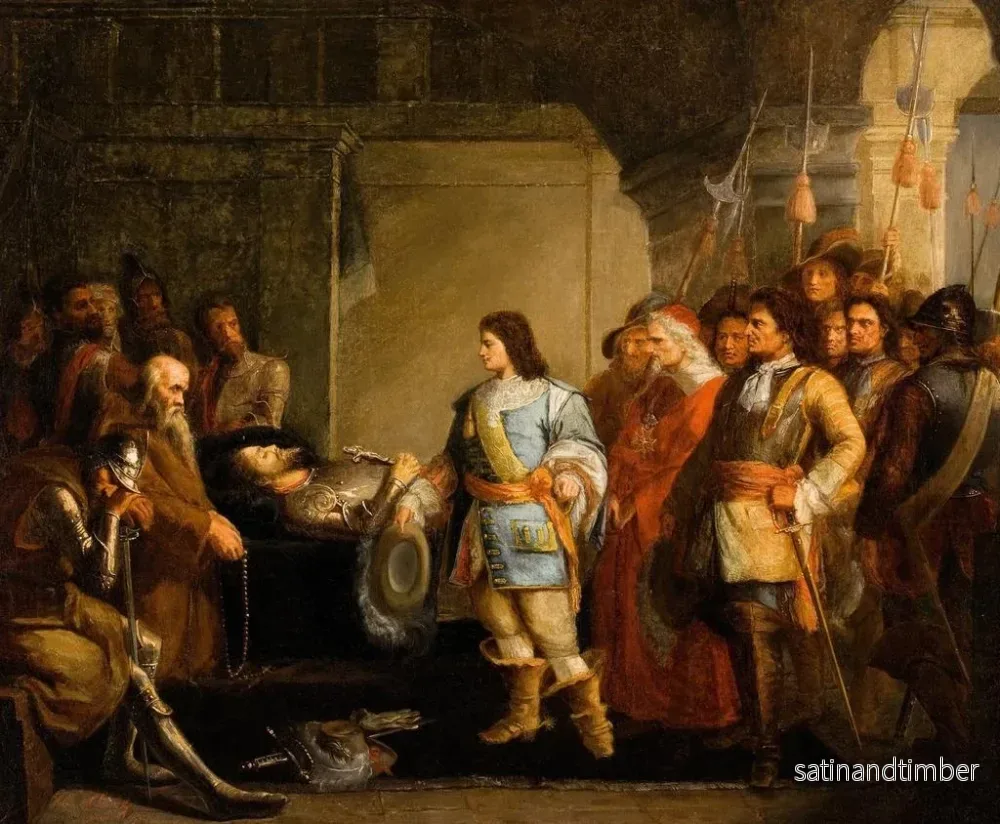 Reproduktion av målningen av Kung Jean av Tyskland, herre av Malandrin - Julius Josephus Gaspard Starck - Bild 2