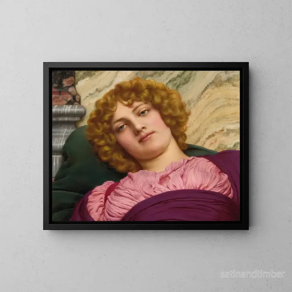 Reproduktion av målningen Myrhinna - John William Godward