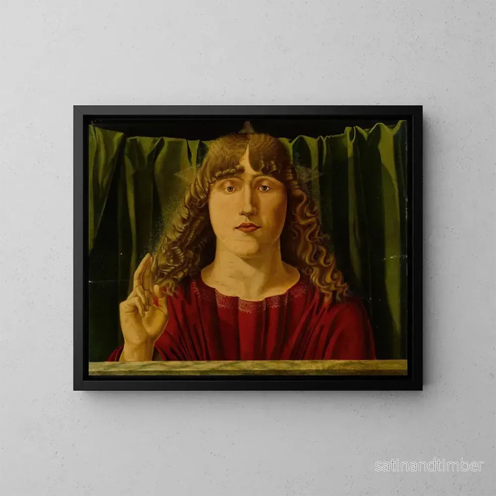 Reproduktion av målningen Le Christ bénissant - Jacopo da Valenza