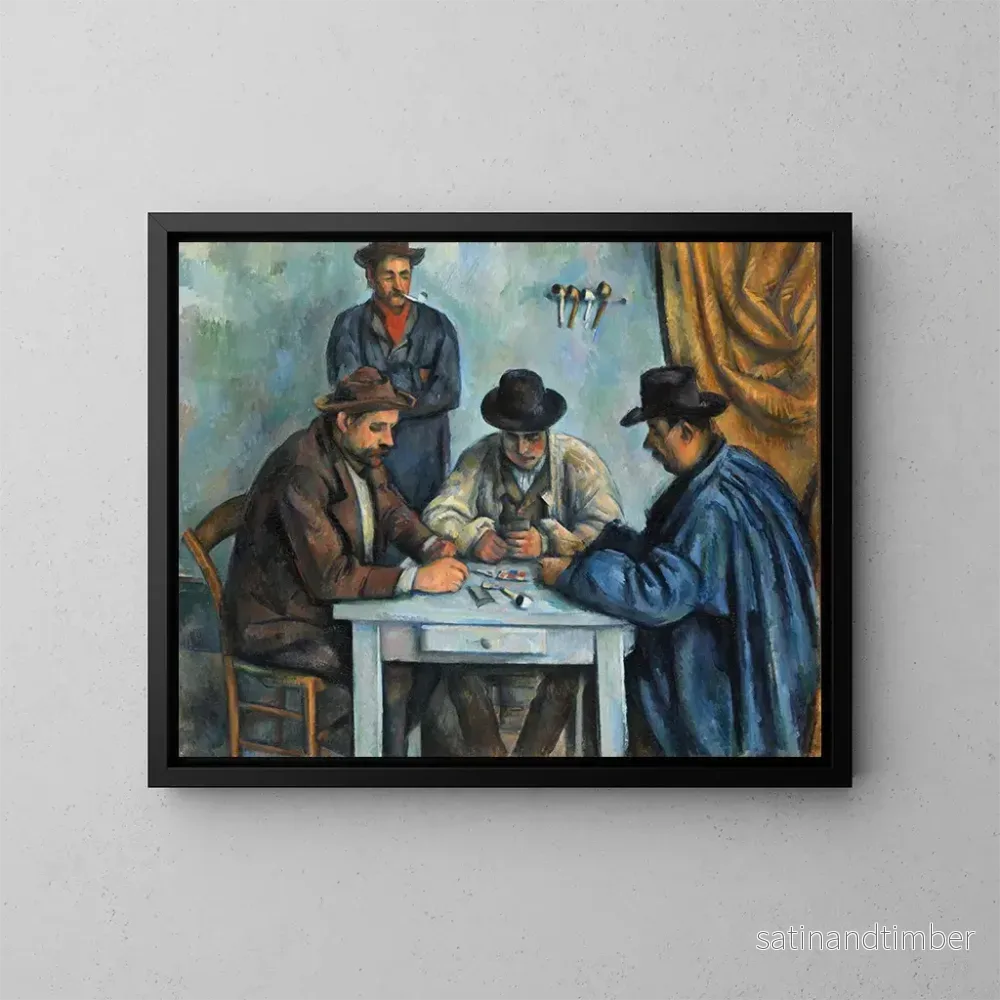 Reproduktion av målningen Les Joueurs de cartes - Paul Cézanne