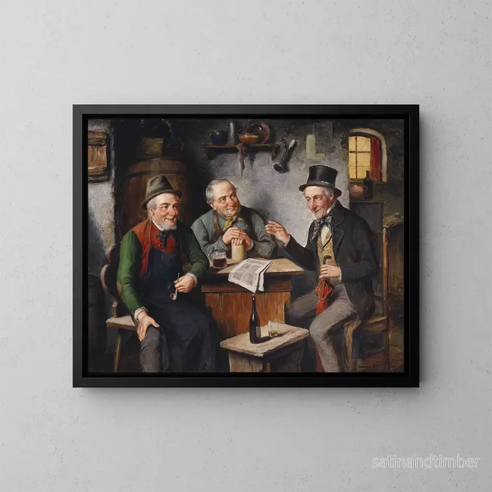 Reproduktion av målningen Le farceur – Carl Ostersetzer Reproduktion av målningen Le farceur – Carl Ostersetzer