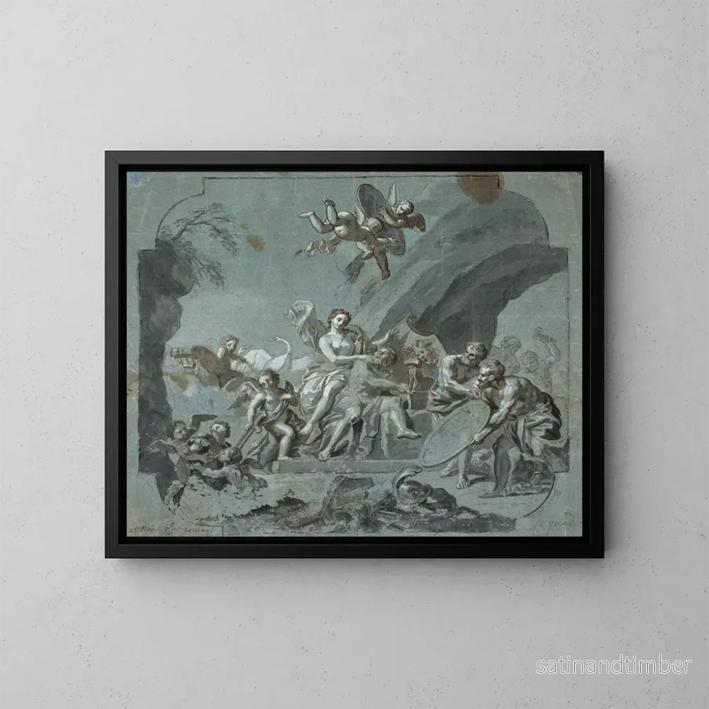 Reproduktion av målningen Venus och Vulcan - Hendrik Krock