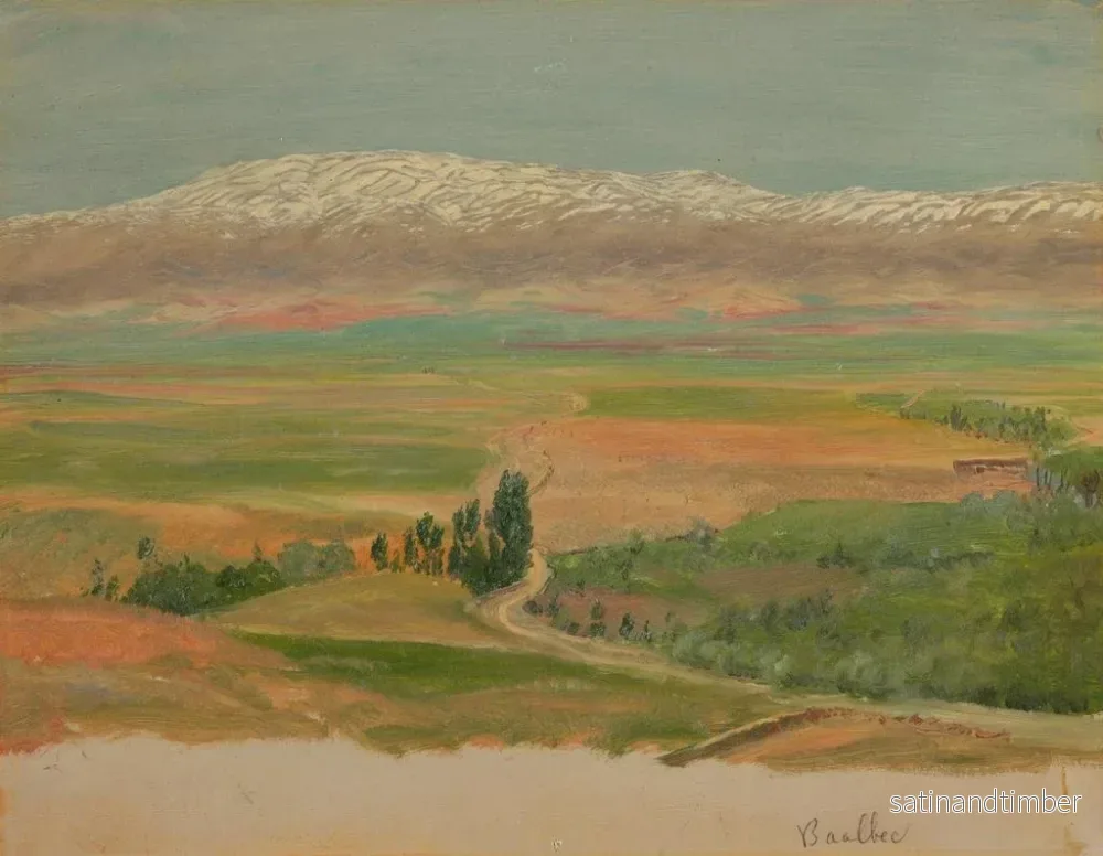 Reproduktion av målningen av berg nära Baalbek - Frederic Edwin Church - Bild 2
