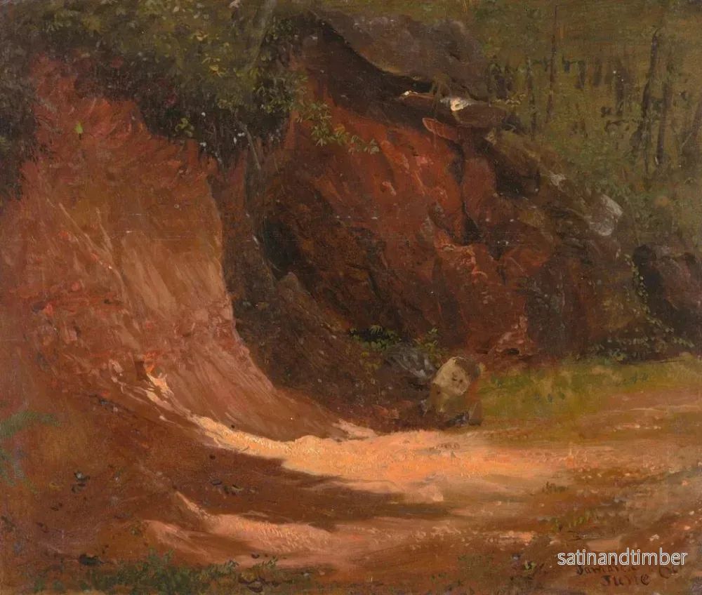 Reproduktion av målningen av Jamaicas skogsbank - Frederic Edwin Church - Bild 2