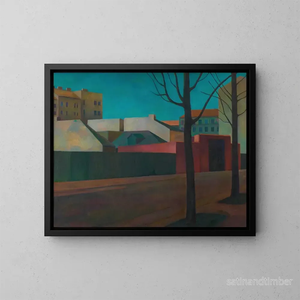 Reproduktion av målningen Périphérie de la grande ville - Maximilian Reinitz