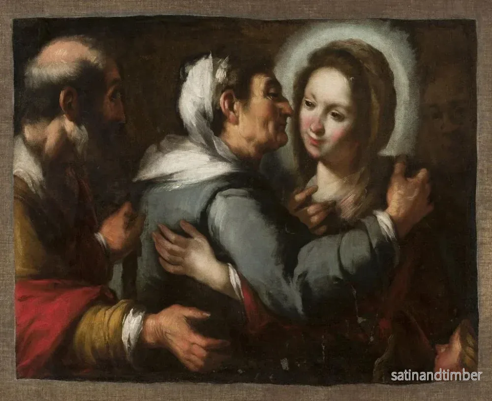 Reproduktion av målningen Visitation - Bernardo Strozzi - Bild 2
