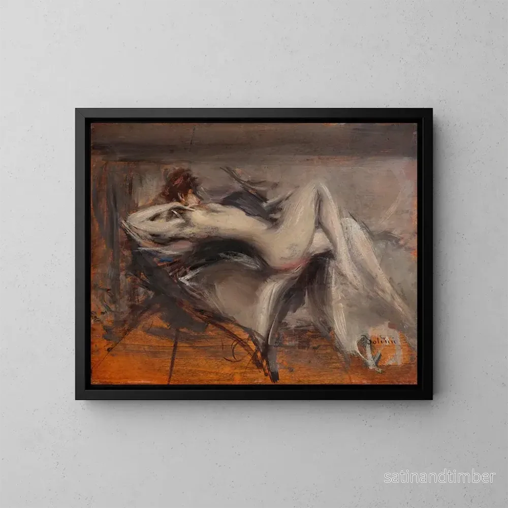 Reproduktion av målningen Nu feminin - Giovanni Boldini