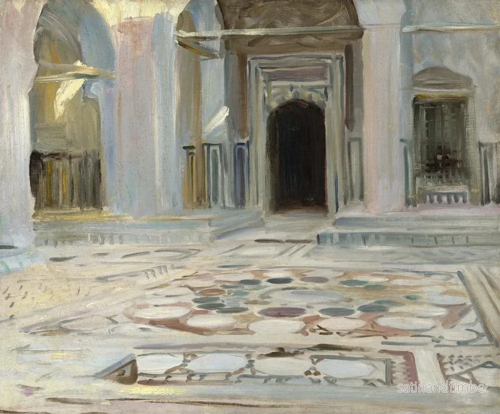 Reproduktion av målningen Pavement du Caire - John Singer Sargent - Bild 2