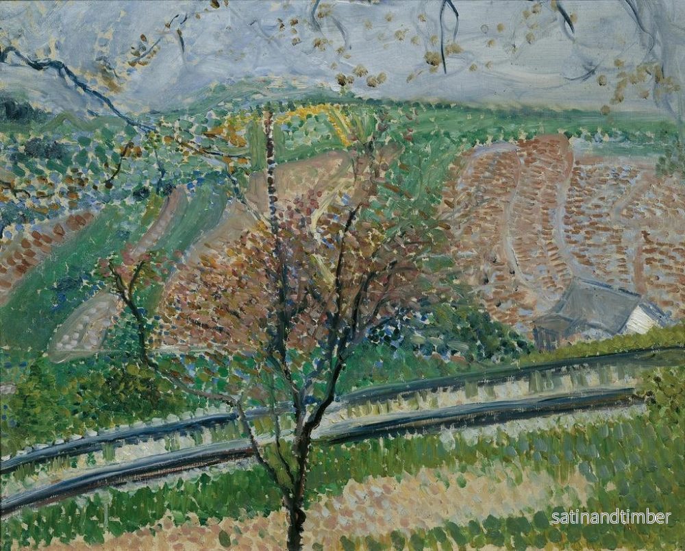 Reproduktion av målningen av spår av berg- och dalbana på Kahlenberg - Richard Gerstl - Bild 2