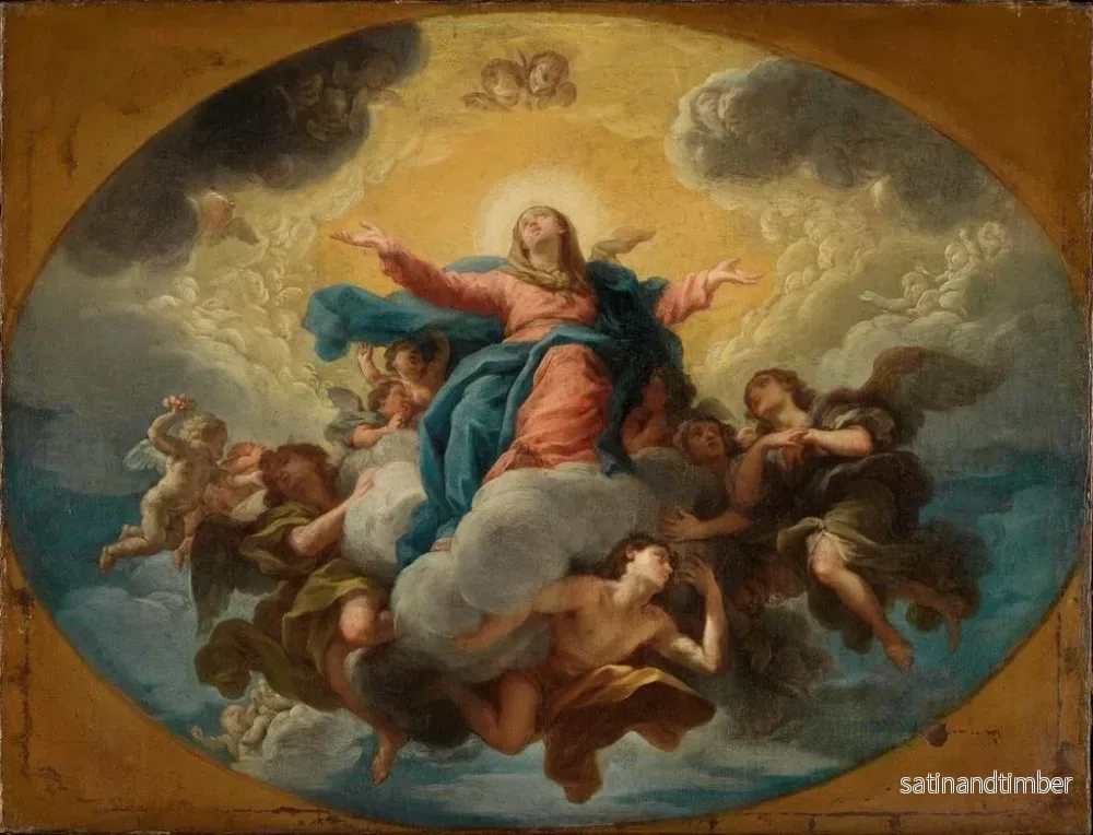 Reproduktion av målningen L'Assomption de Marie - Louis de Boullogne - Bild 2