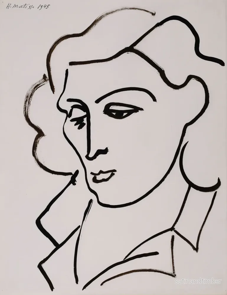 Reproduction de l’œuvre graphique Portrait de Lydia – Henri Matisse Reproduction de l’œuvre graphique Portrait de Lydia – Henri Matisse