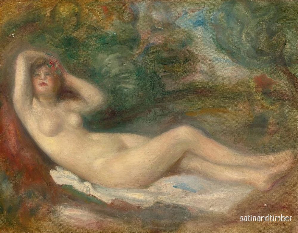Reproduktion av målningen Studie av naken modell - Pierre-Auguste Renoir - Bild 2