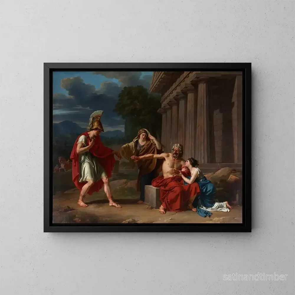 Reproduktion av målningen Œdipus i Colone – Jean Antoine Théodore Giroust Reproduktion av målningen Œdipus i Colone – Jean Antoine Théodore Giroust