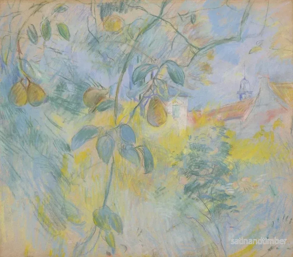 Reproduktion av målningen Les Poires - Berthe Morisot - Bild 2