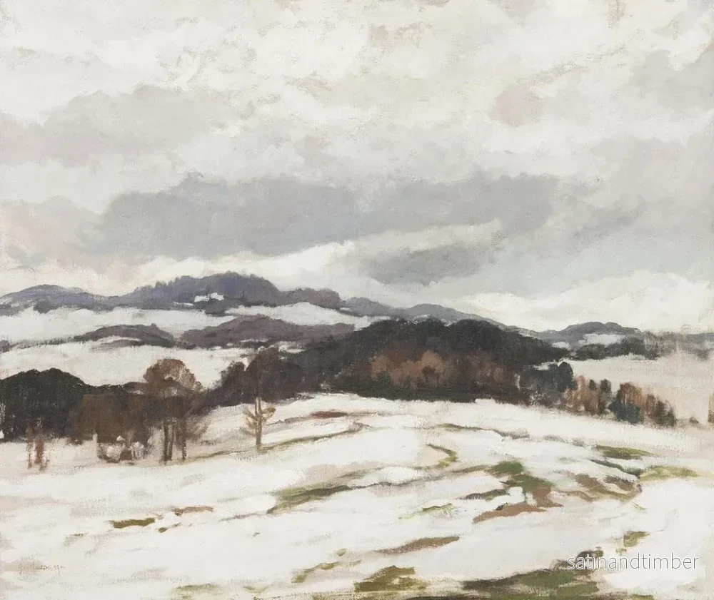 Reproduktion av målningen tidig vår - Gustav Macoun - Bild 2