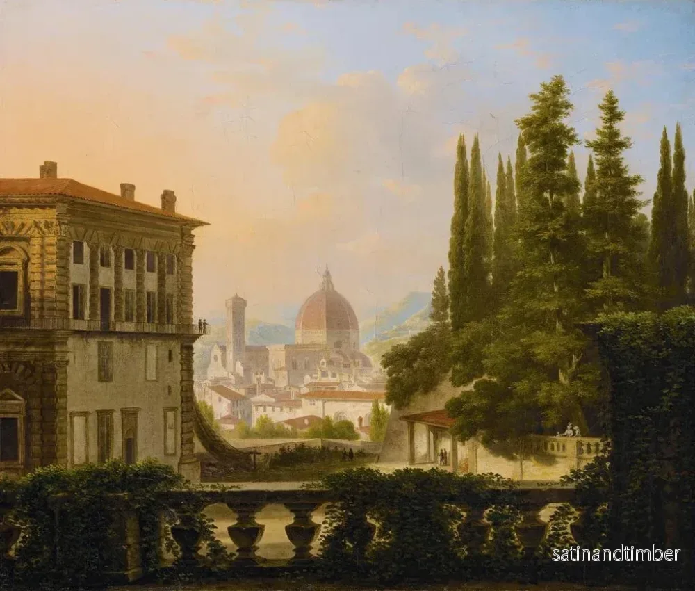 Reproduktion av målningen av Florence från Boboli-trädgårdarna - Lancelot-Théodore Turpin de Crissé - Bild 2