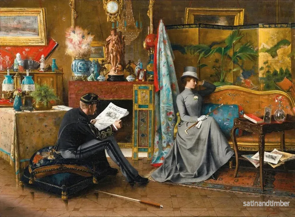 Reproduktion av målningen Madame Boude - Georges de Saint-Cyr - Bild 2