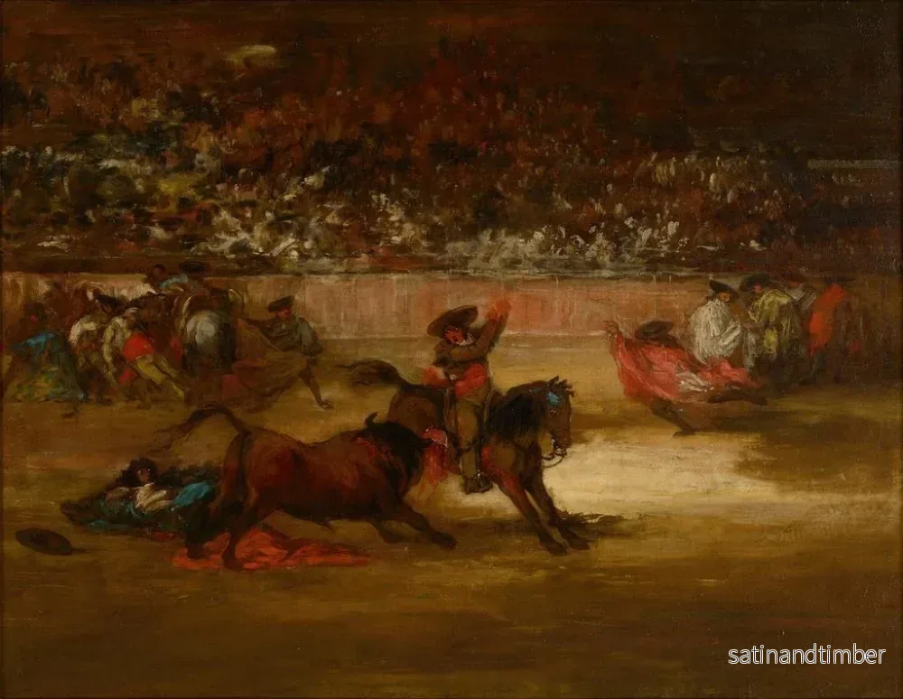 Reproduktion av målningen Sangre dans la fête - Eugenio Lucas Velázquez - Bild 2