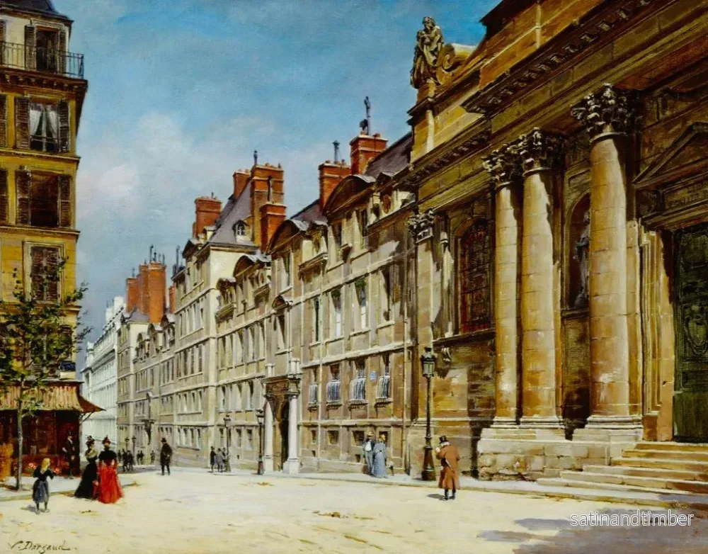 Reproduktion av målningen La Sorbonne - Paul-Joseph-Victor Dargaud - Bild 2