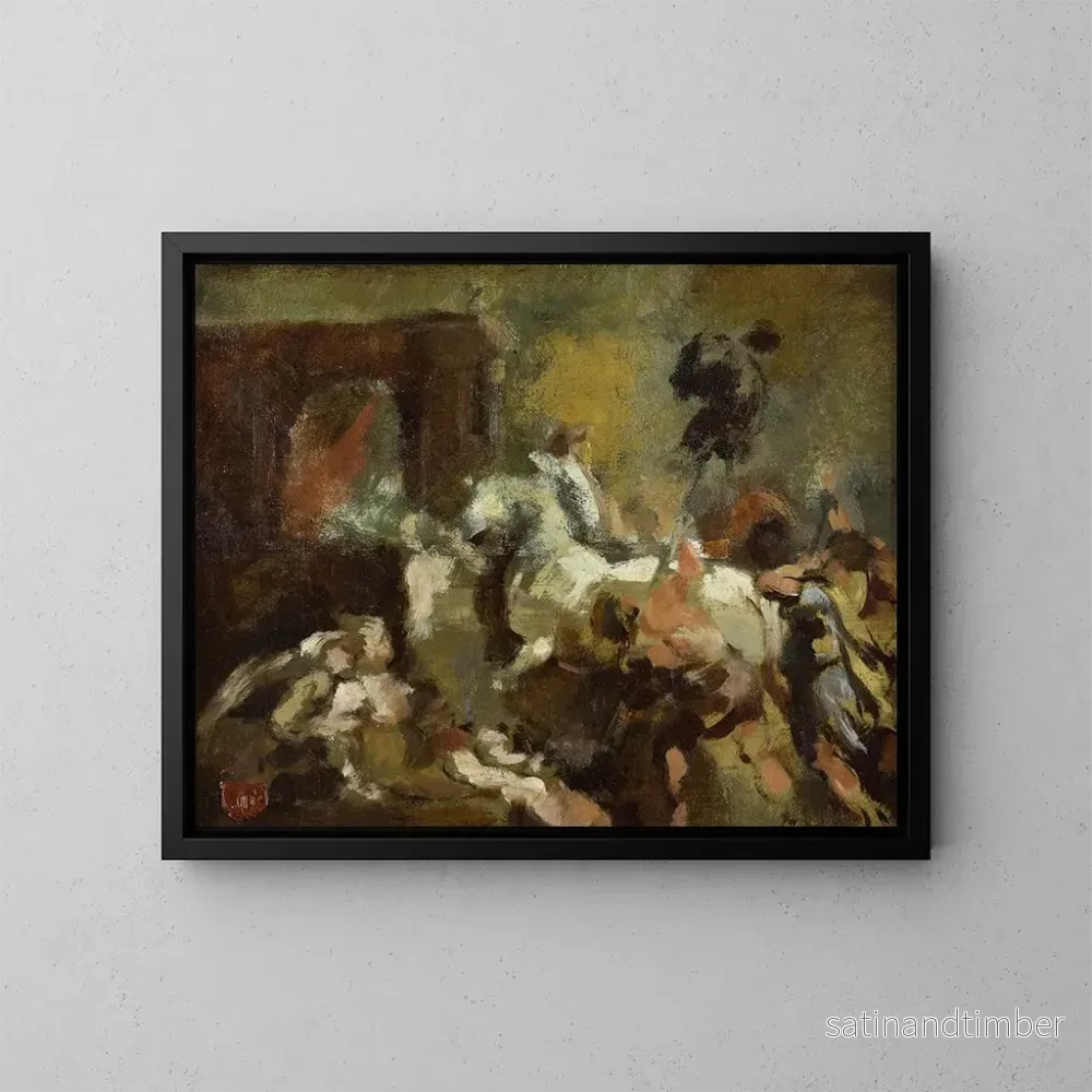 Reproduktion av målningen av Henri IV:s triumfborg i Paris efter Rubens - Jean-Baptiste Carpeaux