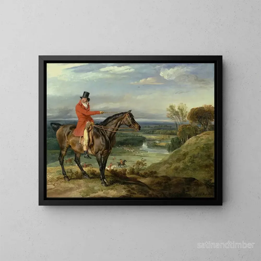 Reproduktion av målningen Théophile Levett och en favoritjägare - James Ward