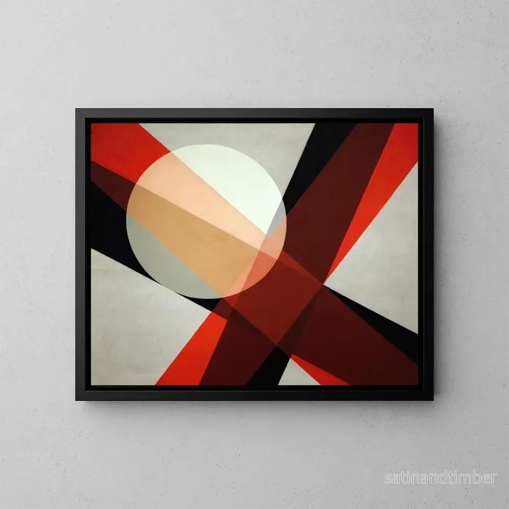 Reproduktion av målningen A 19 - László Moholy-Nagy