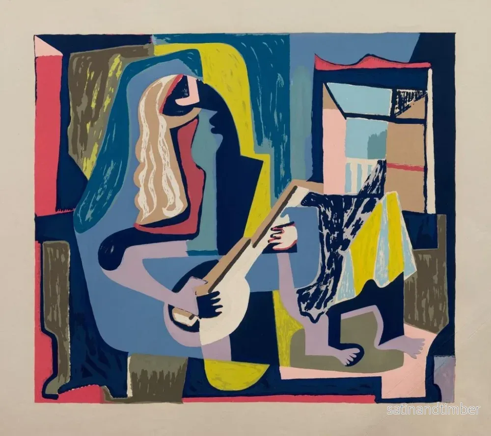 Reproduktion av målningen Le Musicien - Miné Okubo - Bild 2