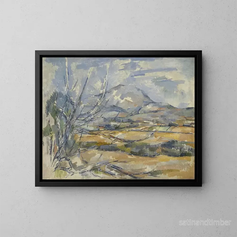 Reproduktion av målningen Montagne Sainte-Victoire – Paul Cézanne Reproduktion av målningen Montagne Sainte-Victoire – Paul Cézanne
