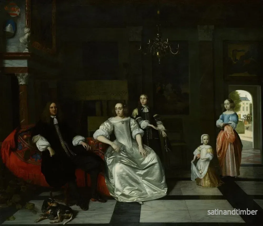 Reproduktion av målningen La famille Jacott-Hoppesack - Pieter de Hooch - Bild 2