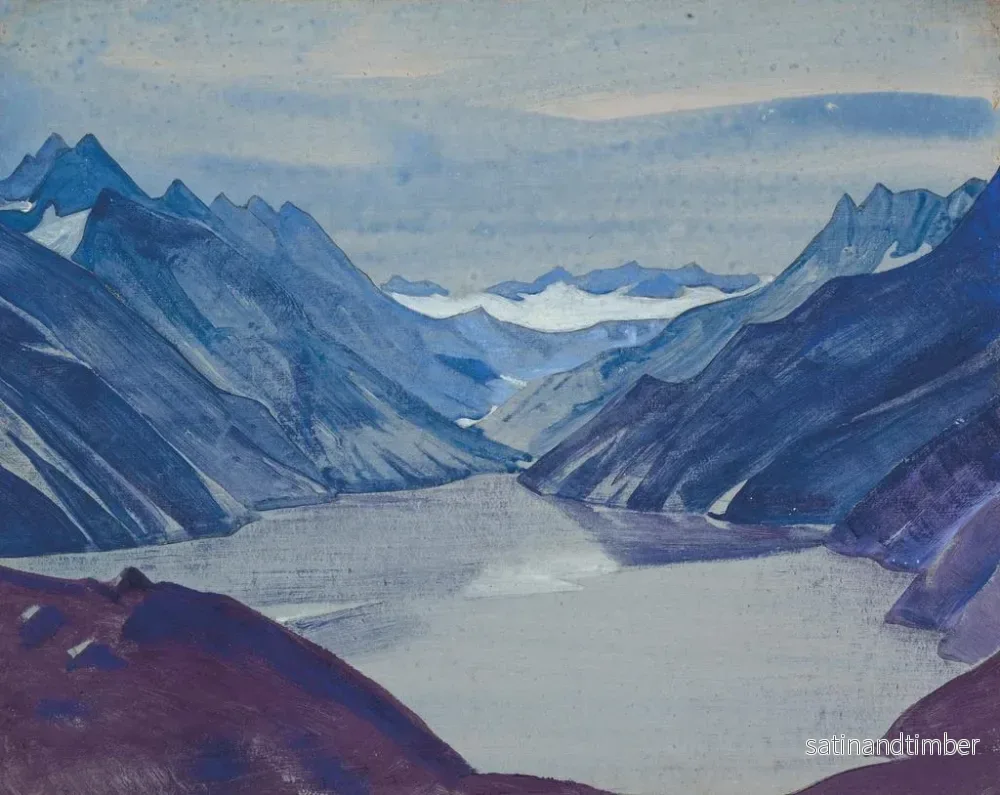 Reproduktion av målningen Lac Nag - Nicholas Roerich - Bild 2