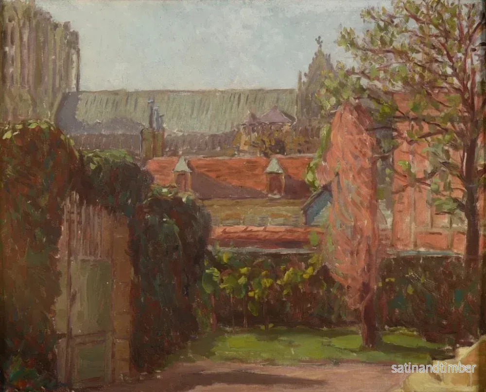 Reproduktion av målningen La Cathédrale de Reims - Paul Jamot - Bild 2