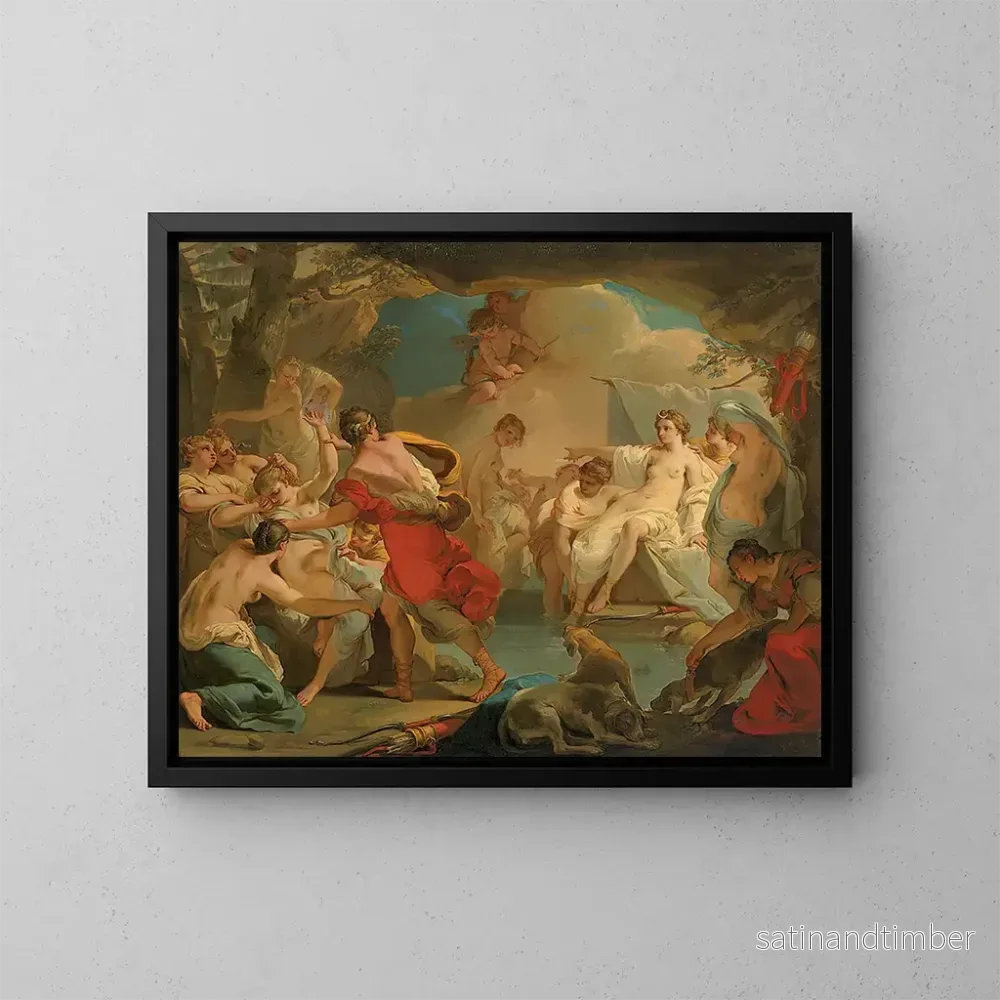 Reproduktion av målningen Diane och Callisto - Gaetano Gandolfi