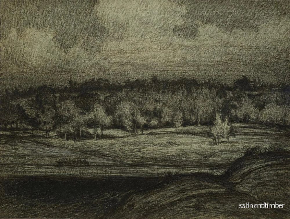 Reproduktion av målningen Landskap nära Stockholm - Karl Nordström - Bild 2