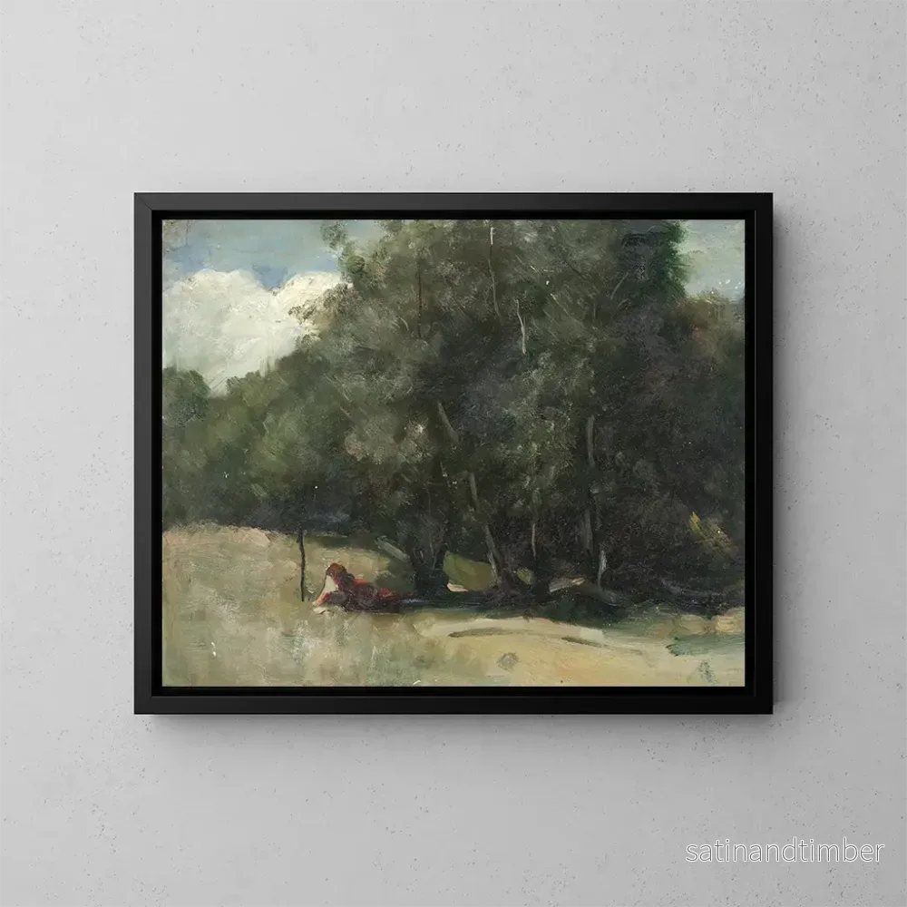 Reproduktion av målningen Parc de Londres - Isaac Rosenberg