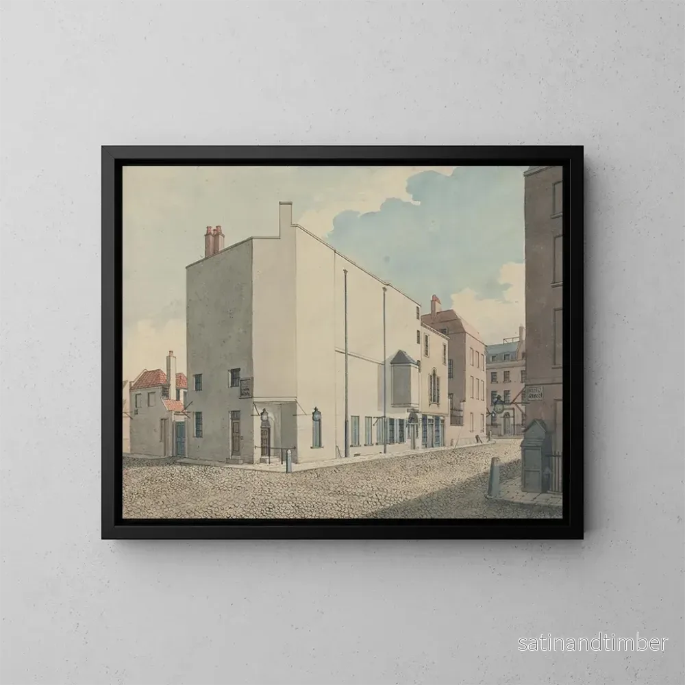Reproduktion av målningen Perspektiv av konsertlokaler i Argyll, Regent Street, London – John Nash Reproduktion av målningen Perspektiv av konsertlokaler i Argyll, Regent Street, London – John Nash