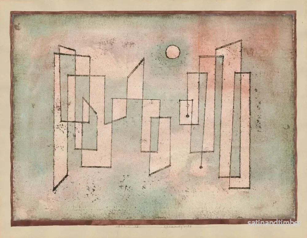 Reproduktion av målningen Fondation Grundfeste - Paul Klee - Bild 2