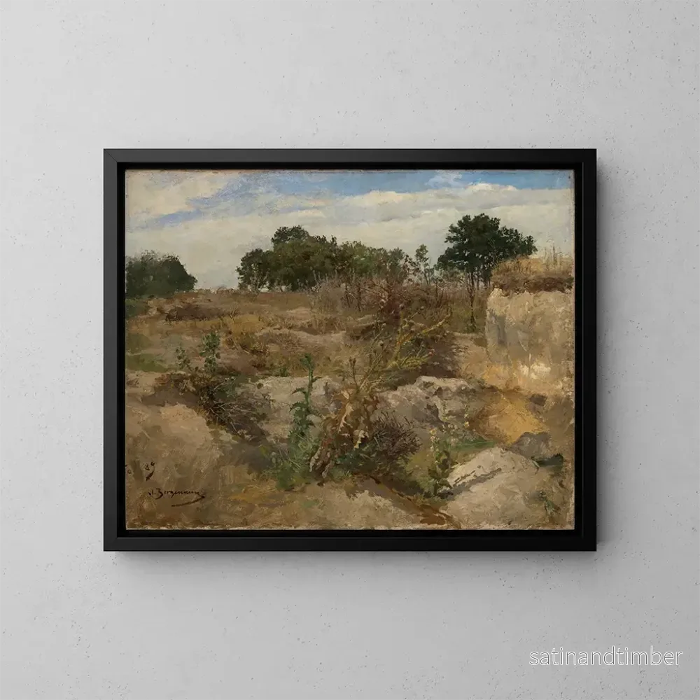 Reproduktion av målningen Chardons - Julius Hugo Bergmann