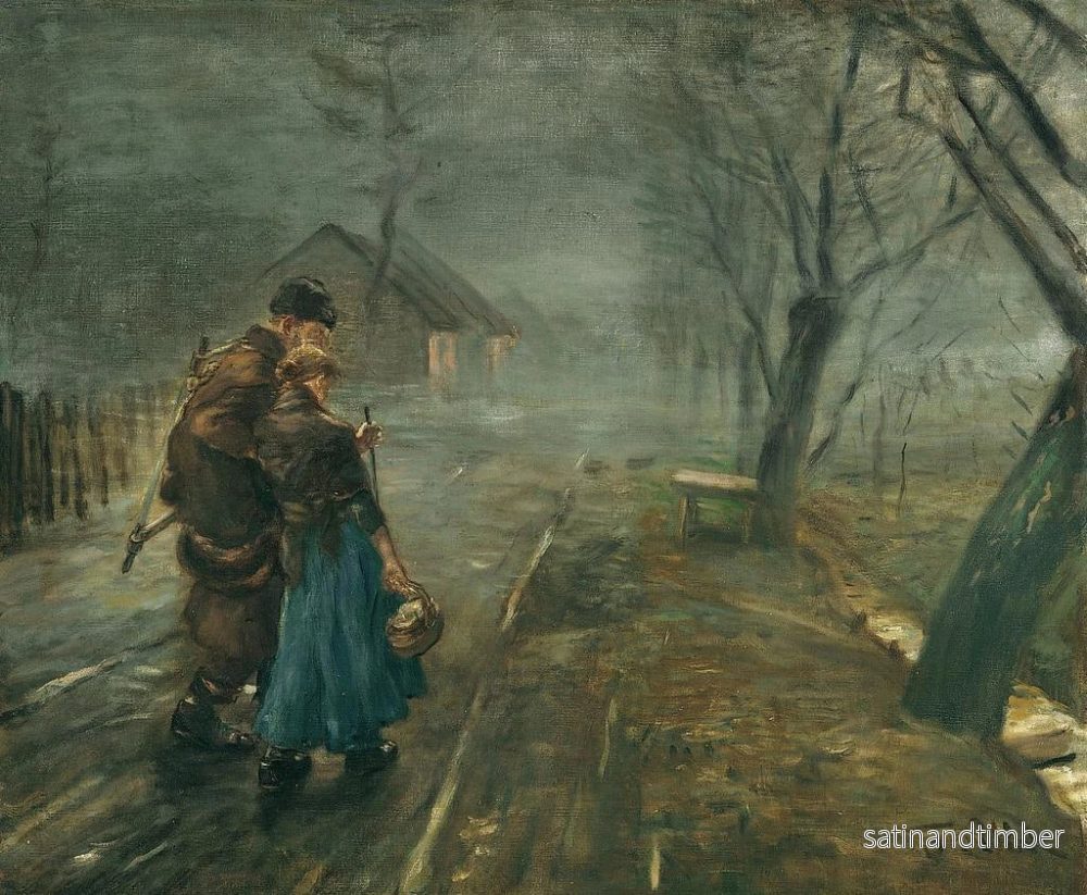 Reproduktion av målningen Svår gång - Fritz von Uhde - Bild 2