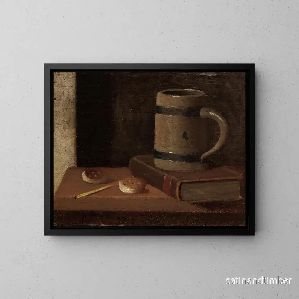 Reproduktion av målningen MugBook Biscuits och Allumettes - John Frederick Peto