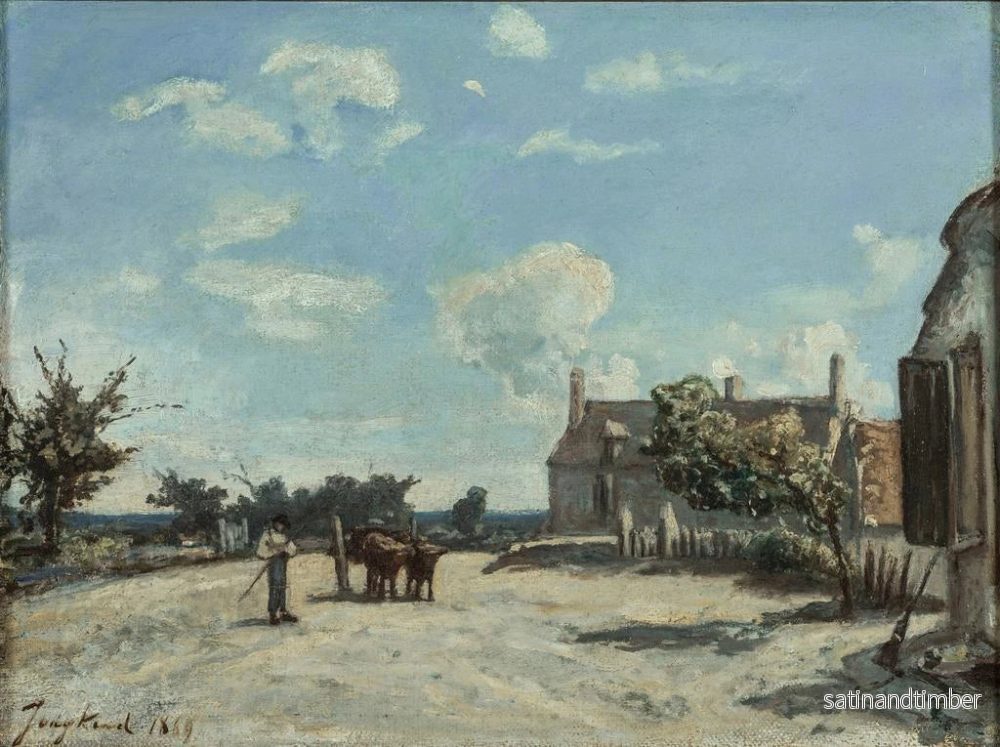 Reproduktion av målningen Saint-Parize-le-Châtel - Johan Barthold Jongkind - Bild 2