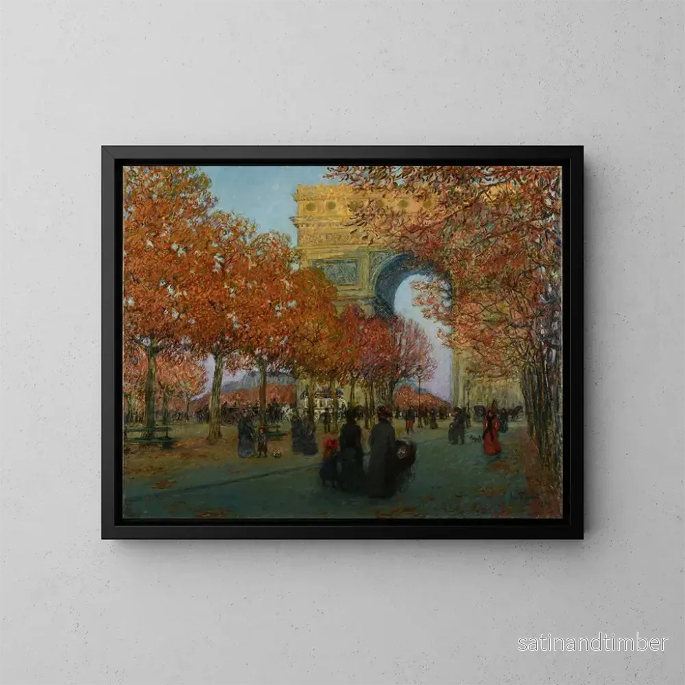 Reproduktion av målningen L'Arc de Triomphe de l'Étoile - Louis Paviot