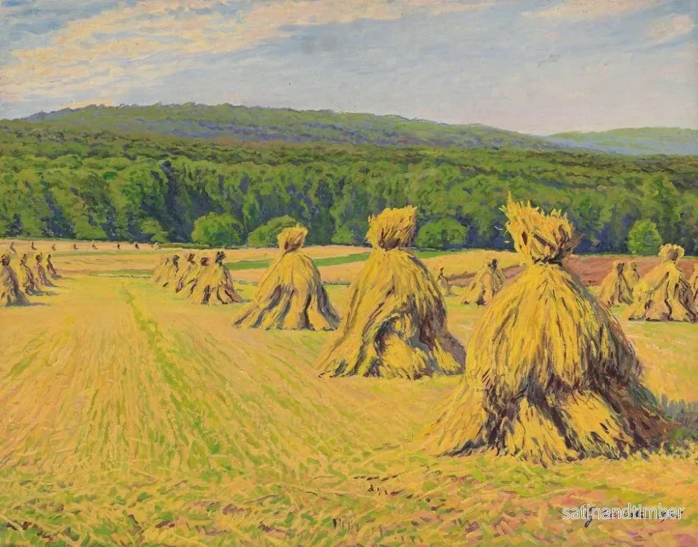 Reproduktion av målningen Landskapsbild med stövlar - Gustave Cariot - Bild 2
