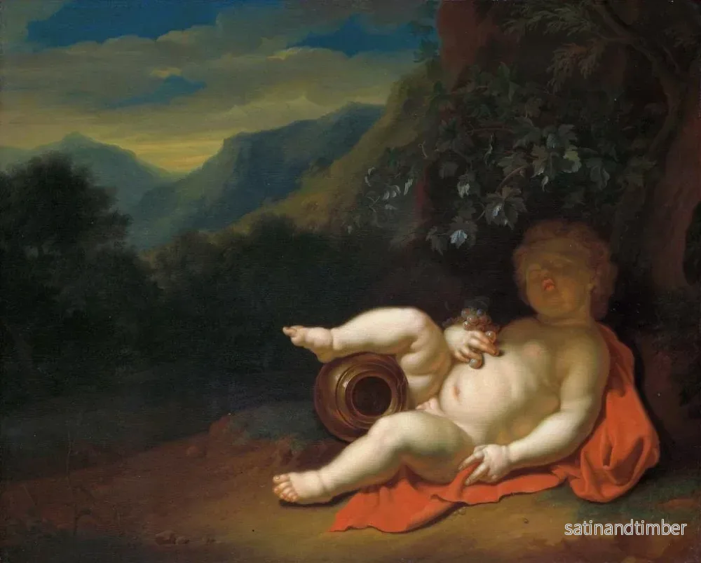 Reproduktion av målningen L'Enfant Bacchus - Pieter van der Werff - Bild 2