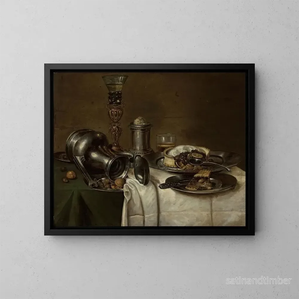 Reproduktion av målningen Dessert - Cornelis Mahu