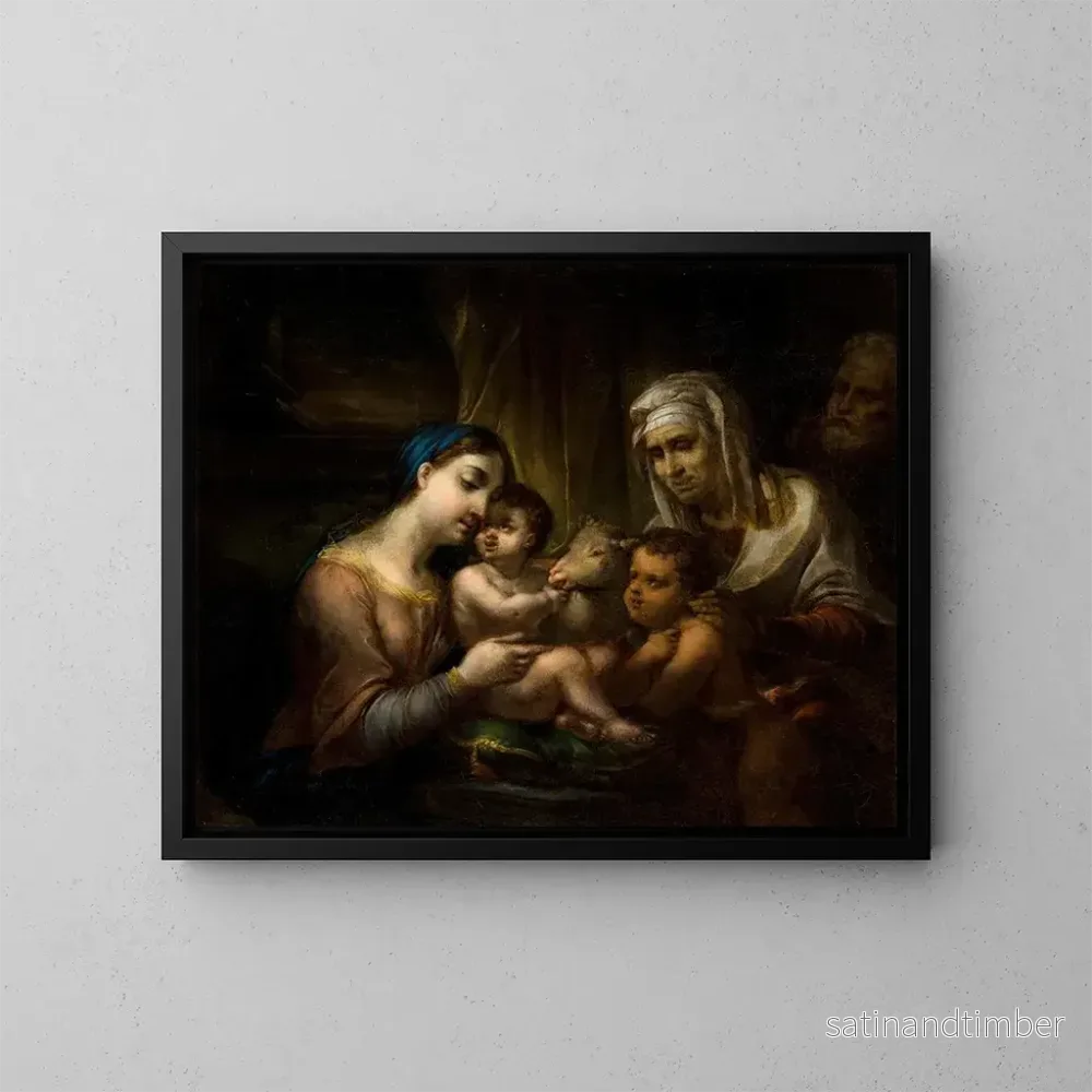 Reproduktion av målningen La Sainte Famille - Rafał Hadziewicz