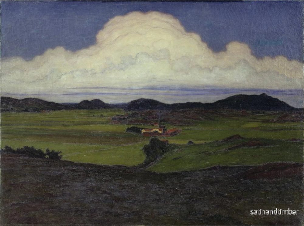 Reproduktion av målningen Vallée de Hoga Tjörn - Karl Nordström - Bild 2