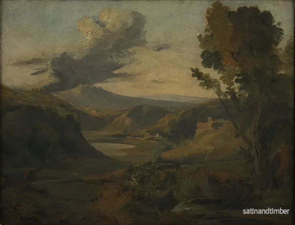 Reproduktion av målningen Landskap från Auvergne - Théodore Rousseau - Bild 2