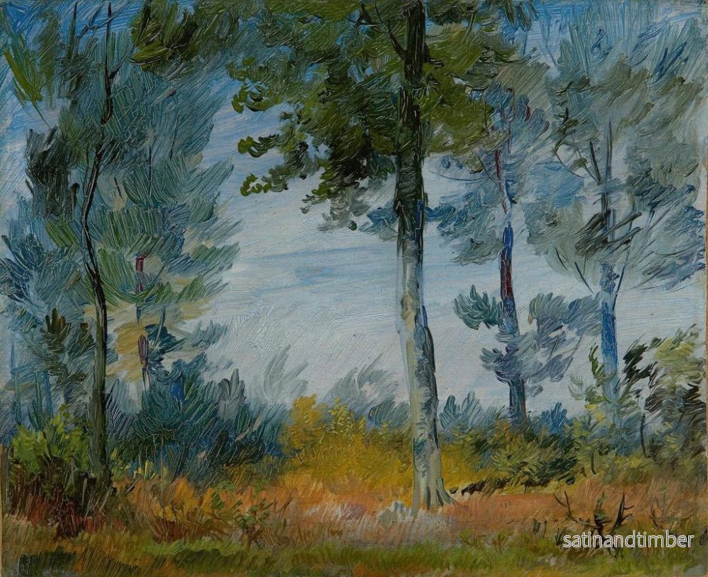 Reproduktion av målningen Lisière de forêt - Wilhelm Busch - Bild 2